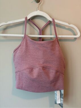 Stori Legend Cropped Shelf Tank Heather Rose Sz 6 NWT